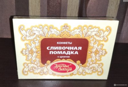 Сливочная помадка с цукатами красный октябрь