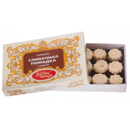 Конфеты красный октябрь сливочная помадка с цукатом