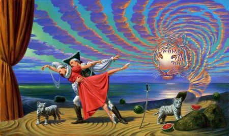 Художник Майкл Шеваль театр абсурда