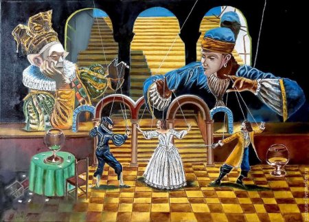 Художник Michael cheval Михаил Хохлачев марионетка