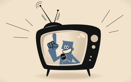 Телевизор иллюстрация