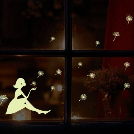 Светящиеся украшения на окна