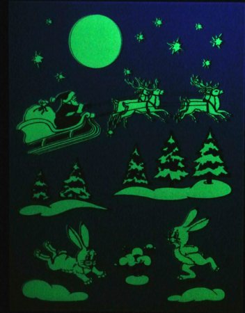 Светящиеся наклейки на окна