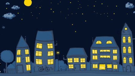 Рисование город вечером в подготовительной группе