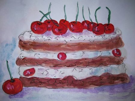 Рисование на тему продукты