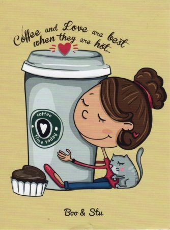 Пить кофе рисунок