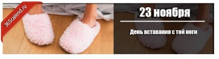 23 Ноября день вставания с той