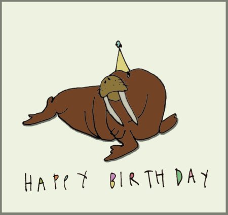 С днем рождения морж