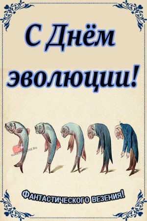 День эволюции 24 ноября картинки с надписями