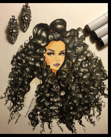 Красивые Локоны иллюстрация