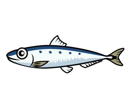 Селедка нарисованная