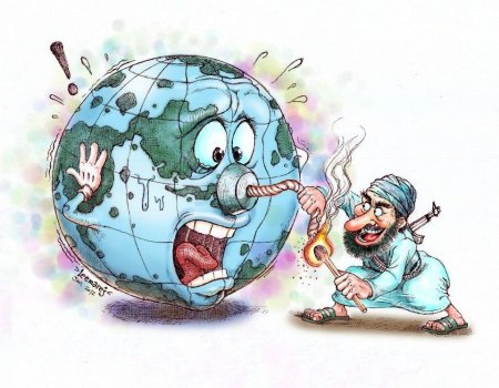 Земля карикатура