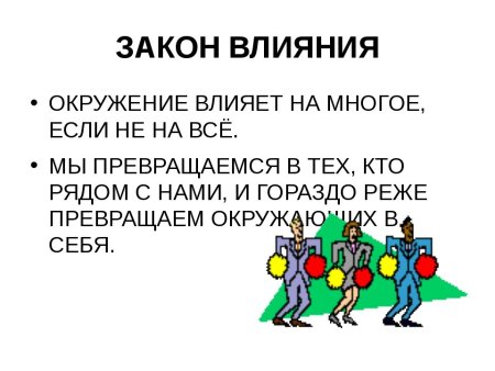 Влияние окружения на человека