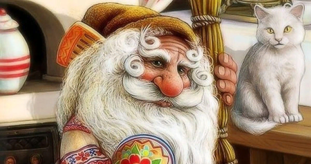 Домовой рисунок настоящий