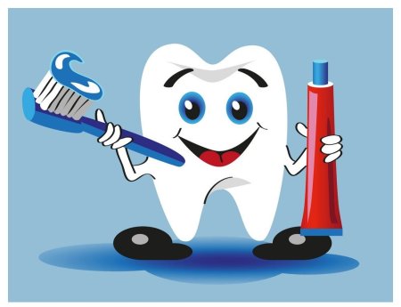 Плакат зубной пасты