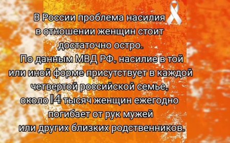 Международный день борьбы за ликвидацию насилия в отношении женщин