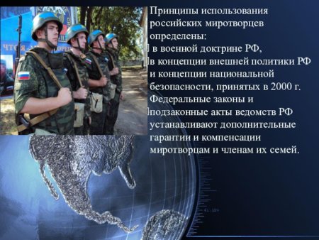 Миротворцы для презентации