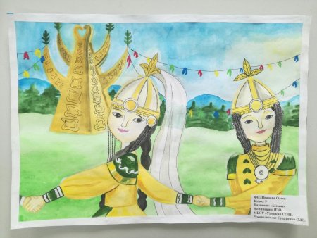 Рисунки Якутия Ысыах