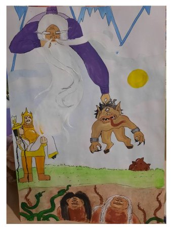 Олонхо детские рисунки