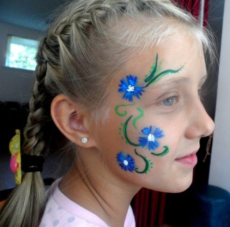 Лёгкий аквагрим для детей