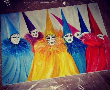 Рисование на тему школьный карнавал