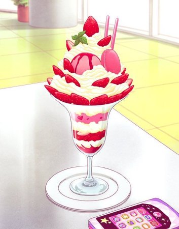 Парфе мороженое аниме