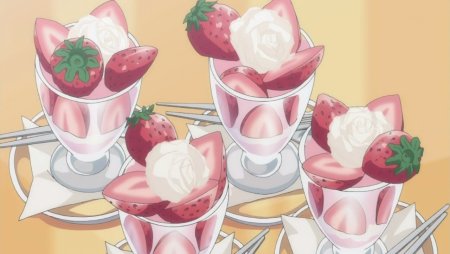 Клубничное Парфе из аниме