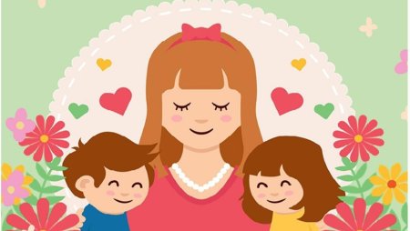 Рисунок ко Дню матери