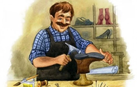Рисунок обувщик женщина
