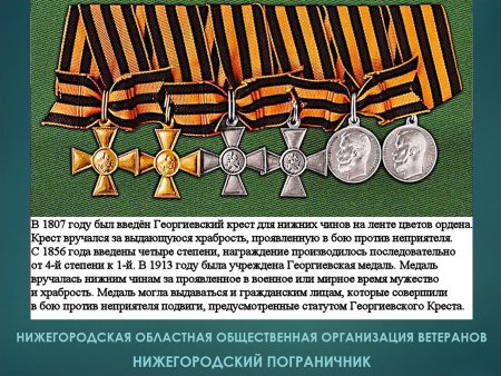 Орден Георгиевский крест в современной России