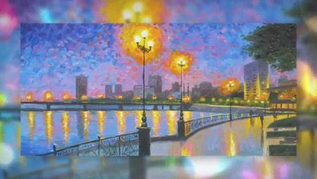 Правополушарное рисование городской пейзаж