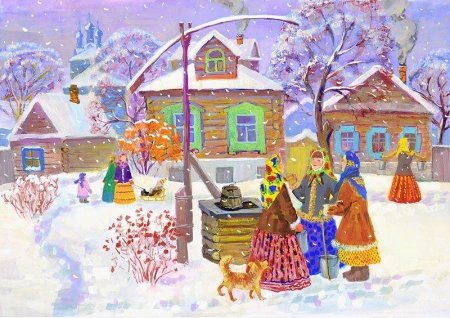 Елена Уварова художник деревня