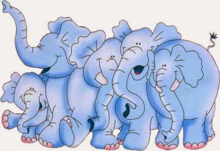 Голубых слонов